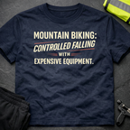 Controlled falling with expensive equipment T-Shirt