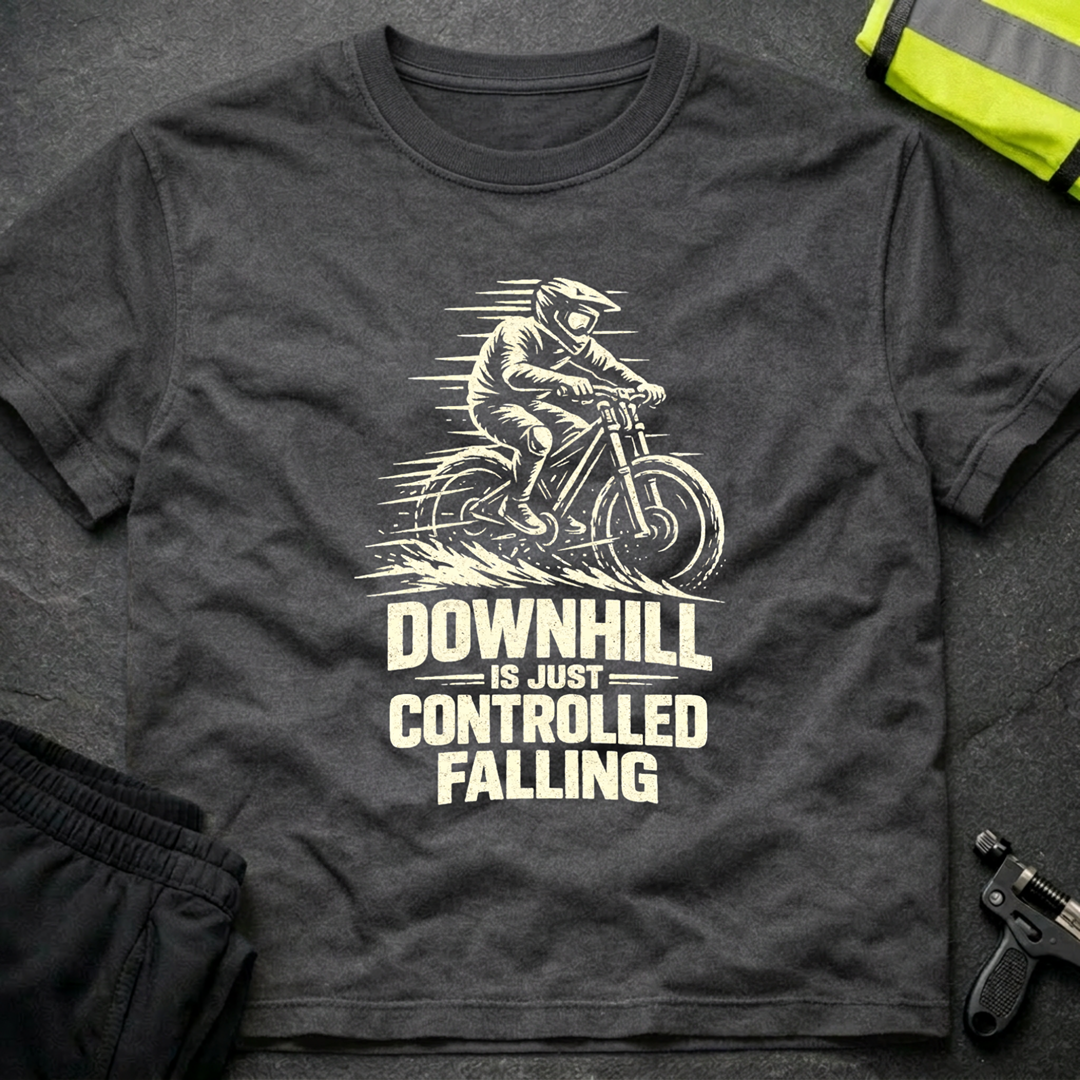 Downhill is controlled falling 1 T-Shirt