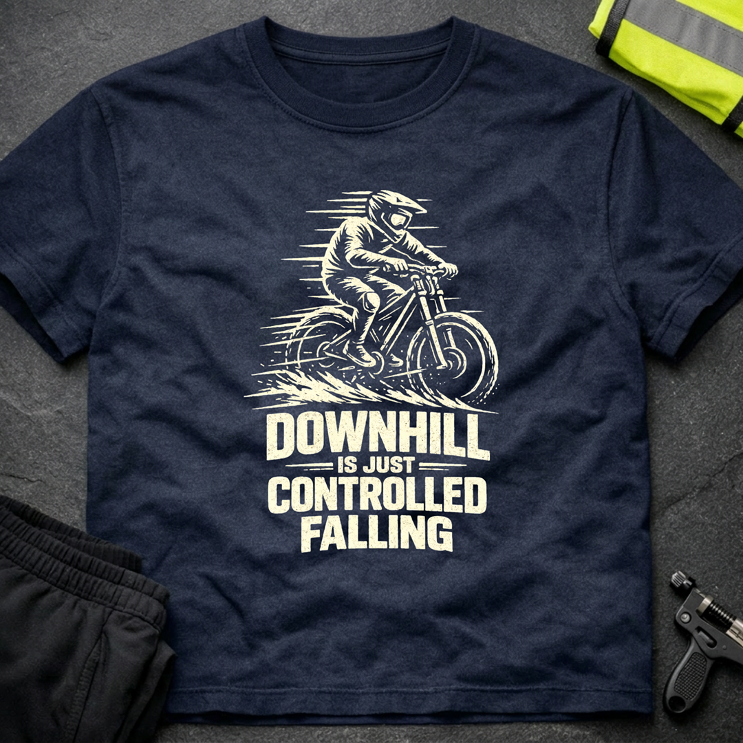 Downhill is controlled falling 1 T-Shirt