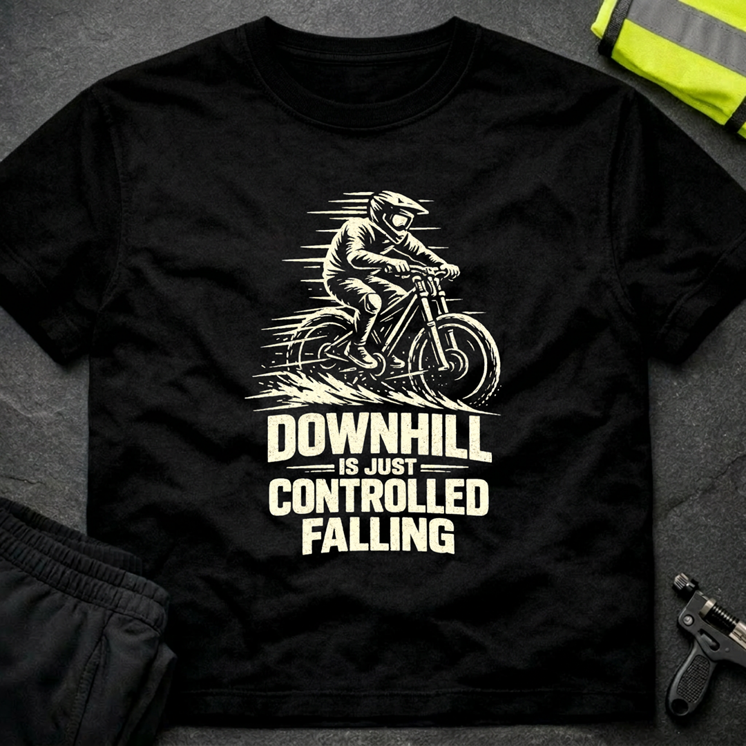 Downhill is controlled falling 1 T-Shirt