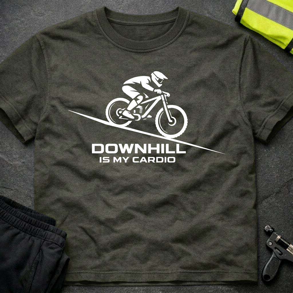 Downhill is my cardio T-Shirt