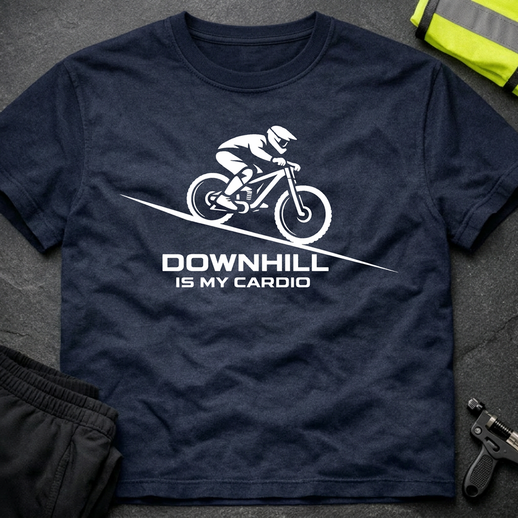 Downhill is my cardio T-Shirt