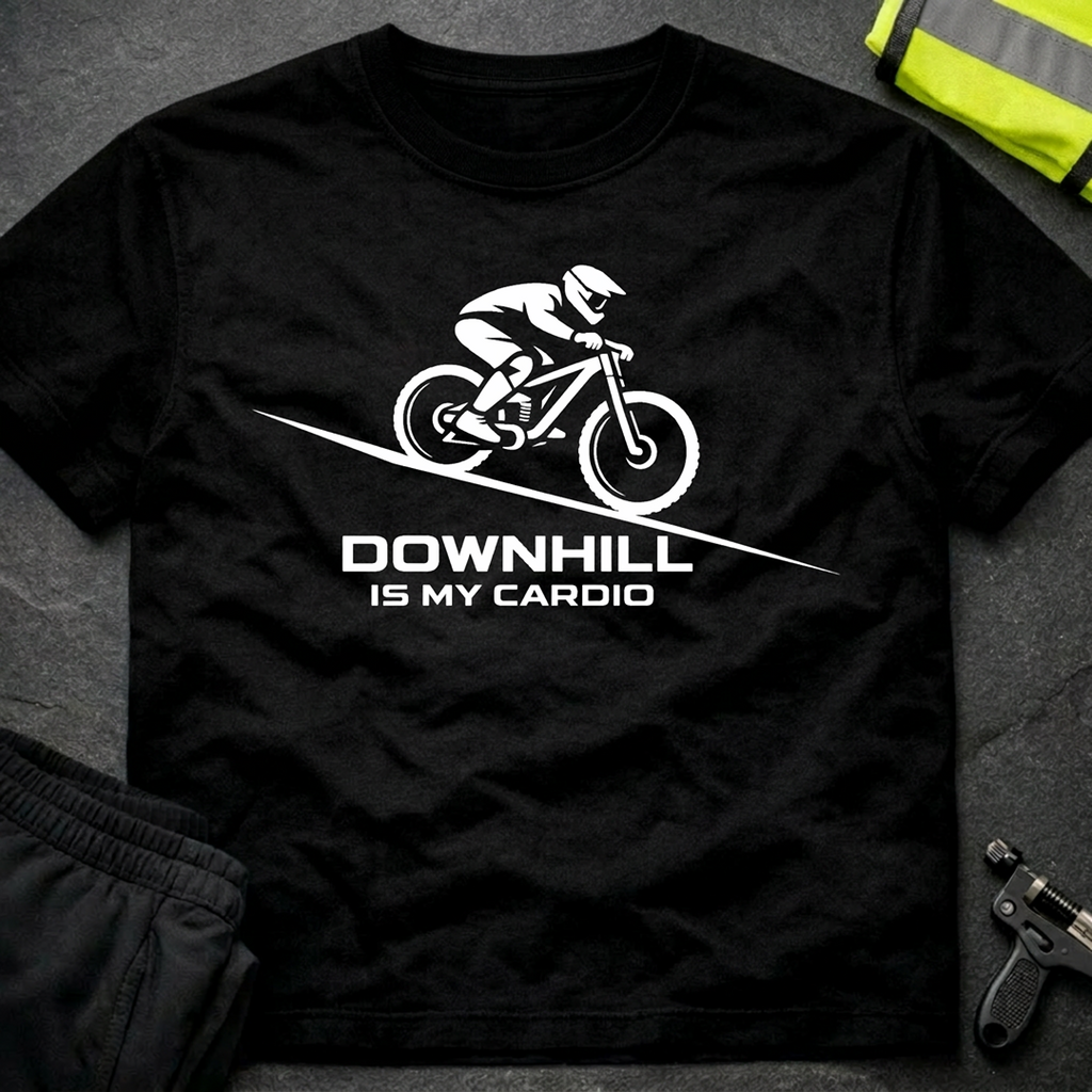 Downhill is my cardio T-Shirt
