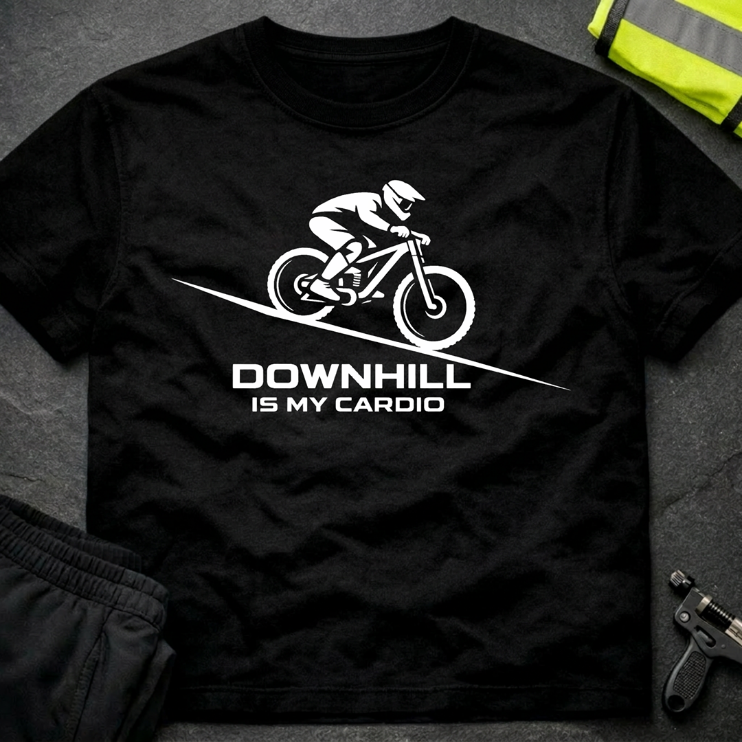 Downhill is my cardio T-Shirt