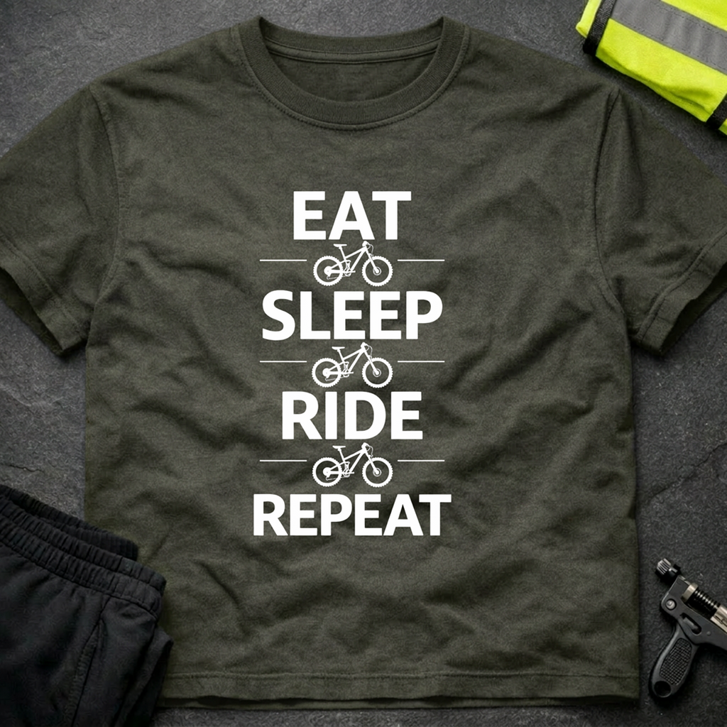 Eat Sleep Ride Repeat T-Shirt