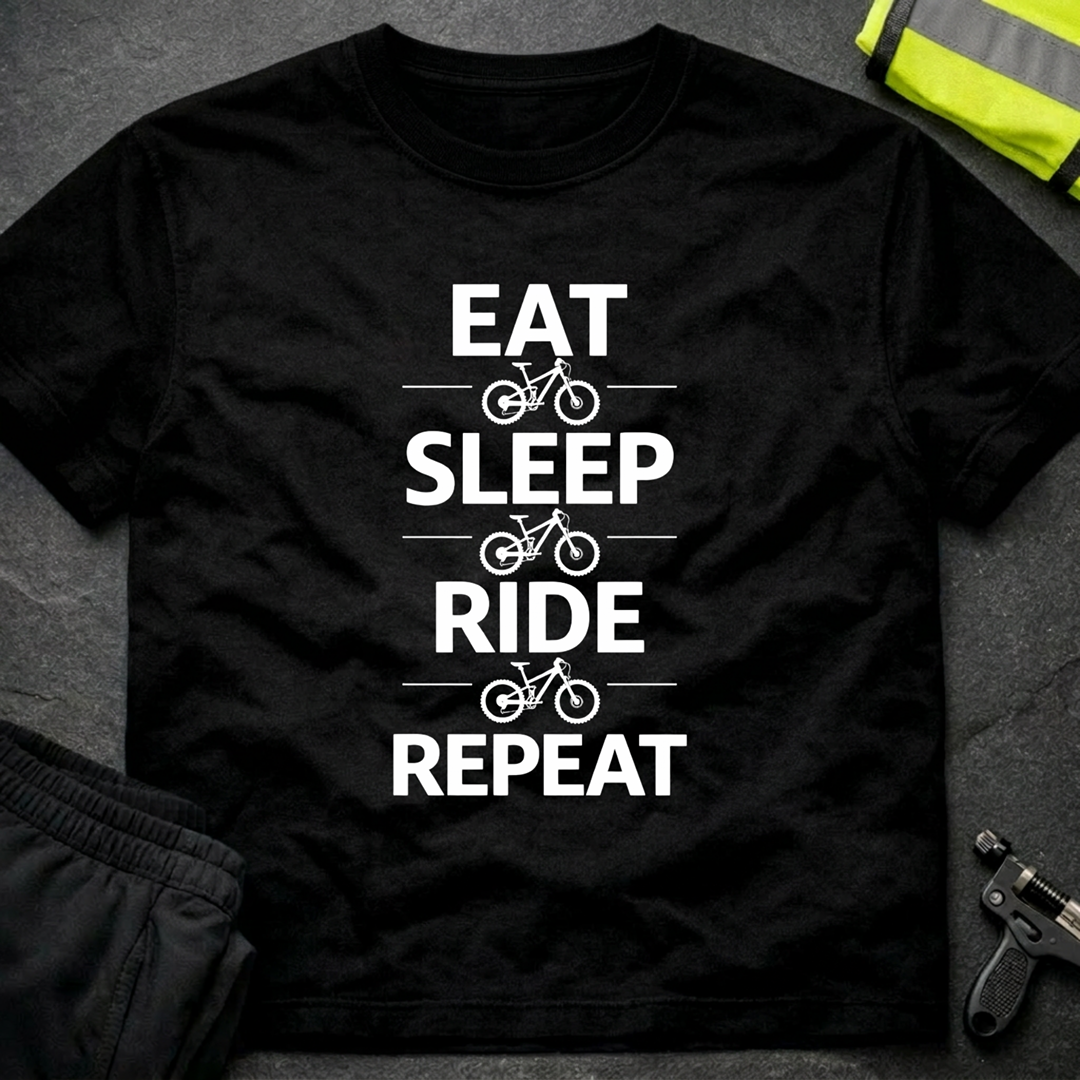 Eat Sleep Ride Repeat T-Shirt