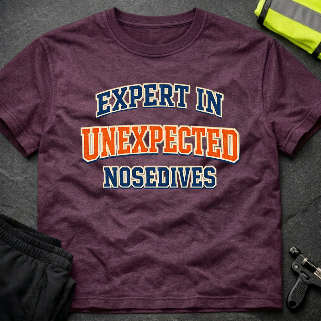 Expert in unexpeced nosedives T-Shirt