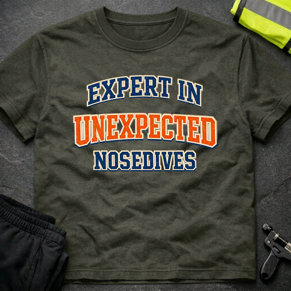 Expert in unexpeced nosedives T-Shirt