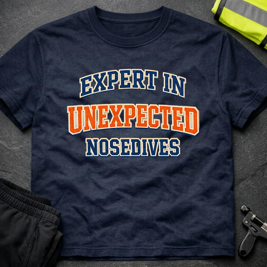 Expert in unexpeced nosedives T-Shirt