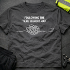 Following the trail segment map T-Shirt