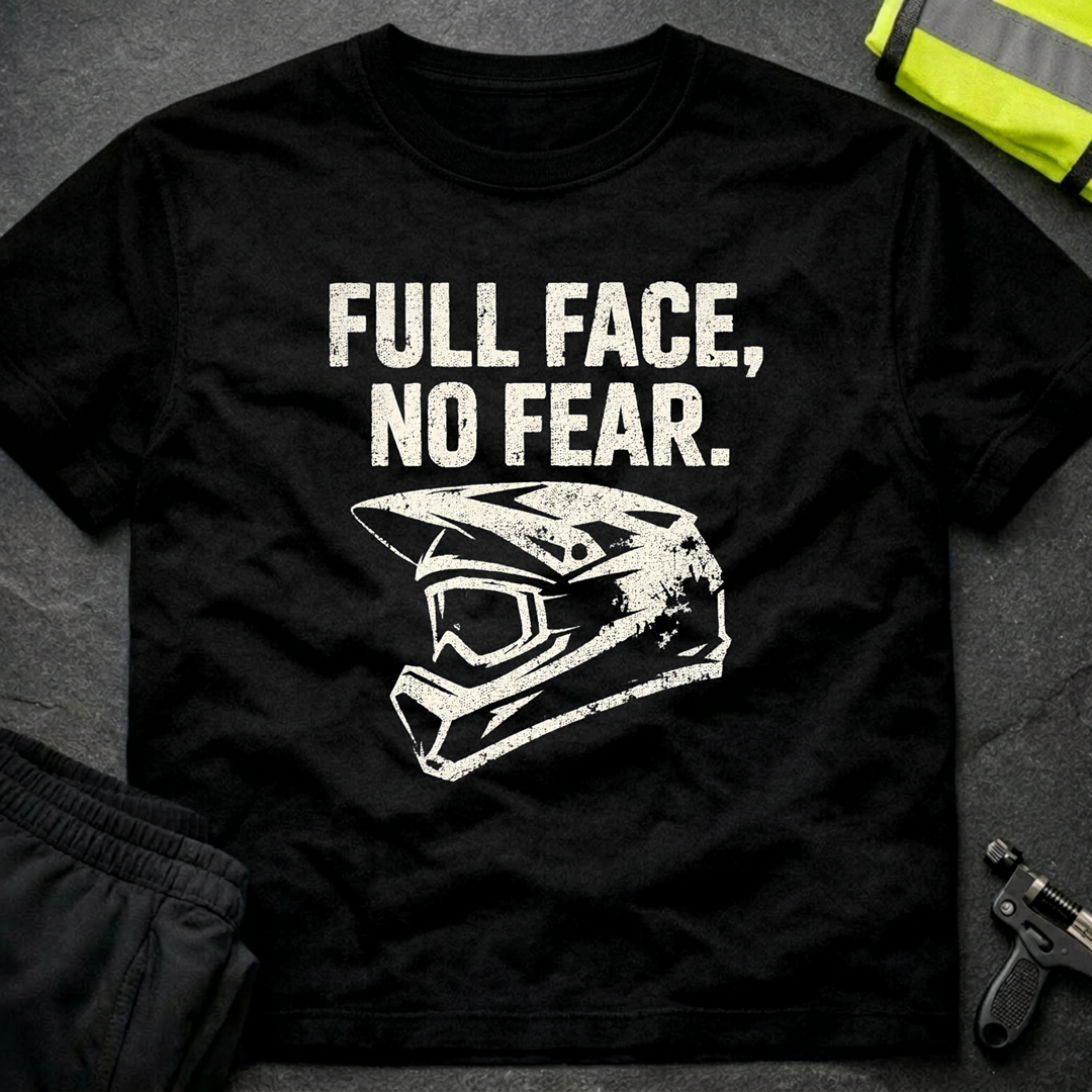 Full face No fear T-Shirt