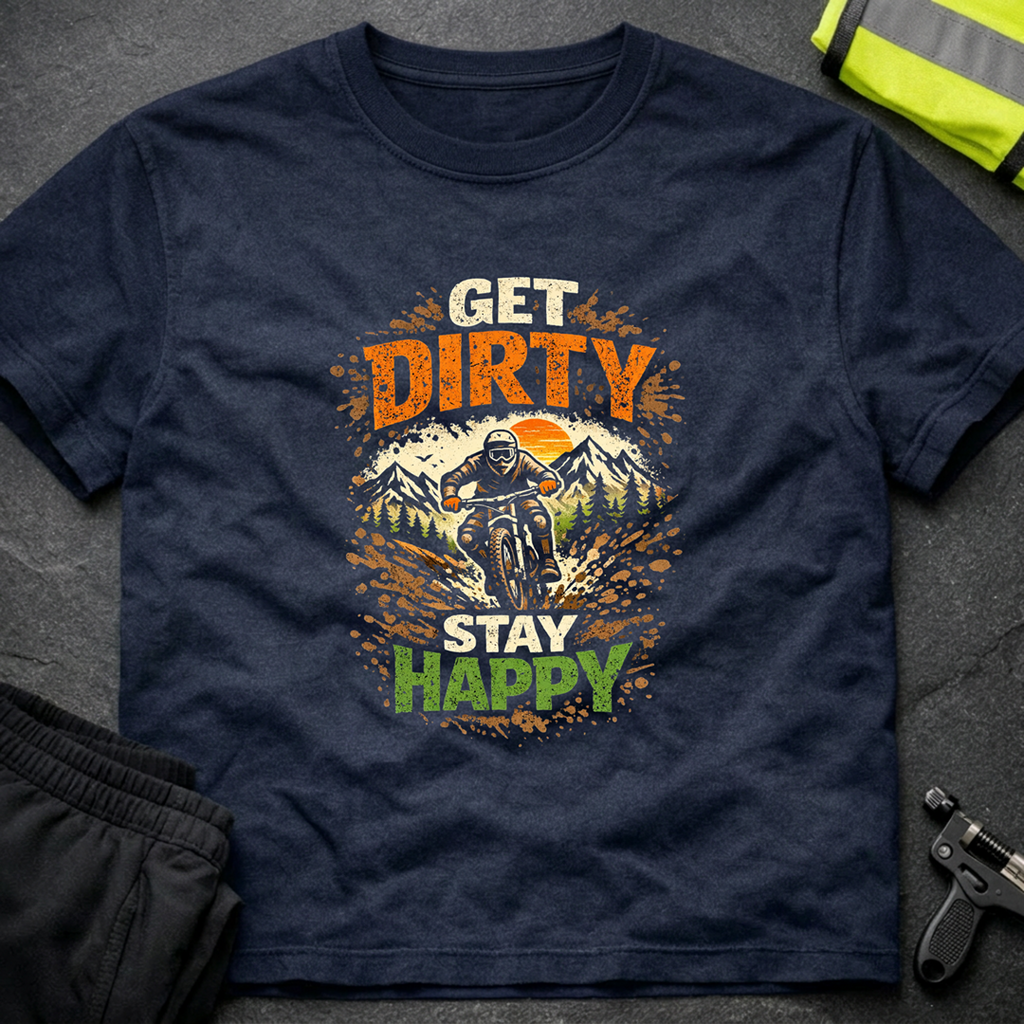 Get dirty Stay happy T-Shirt