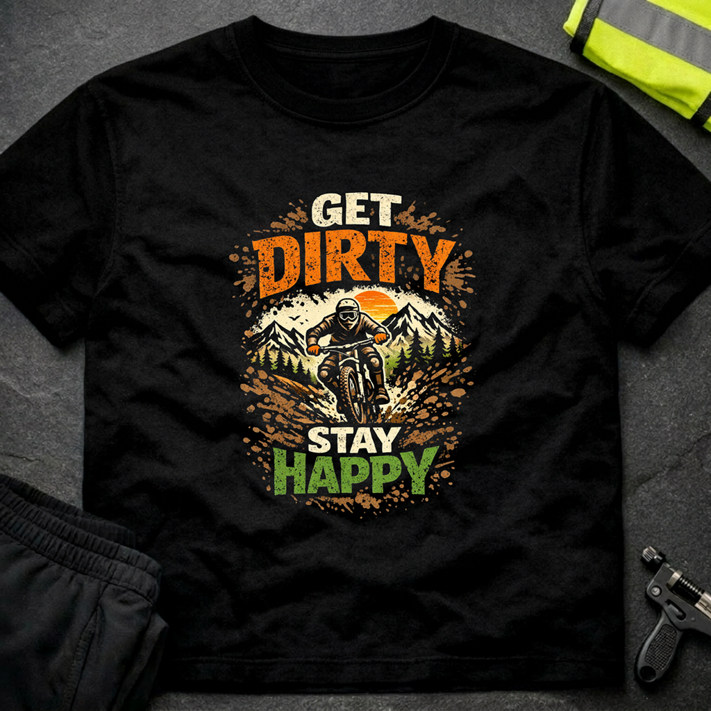 Get dirty Stay happy T-Shirt