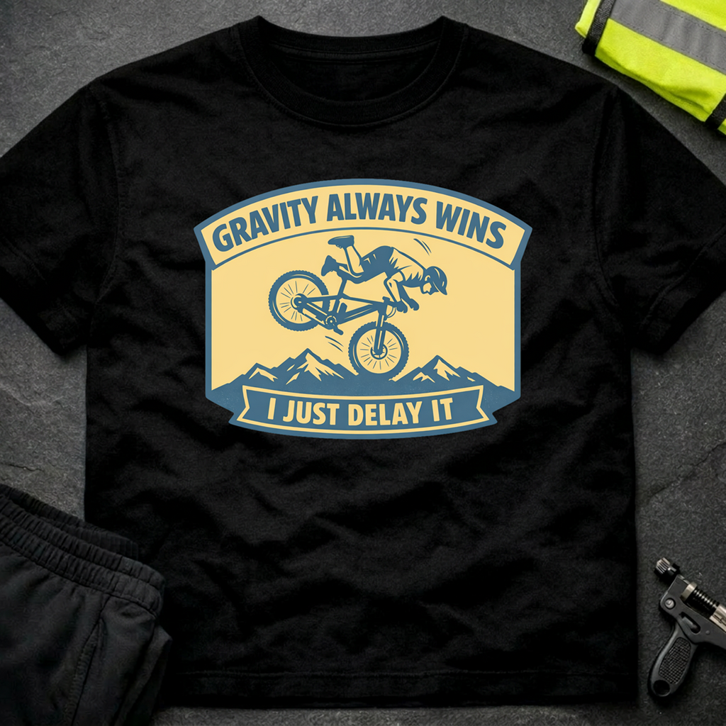 Gravity always wins I just delay it T-Shirt
