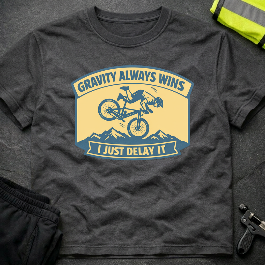 Gravity always wins I just delay it T-Shirt