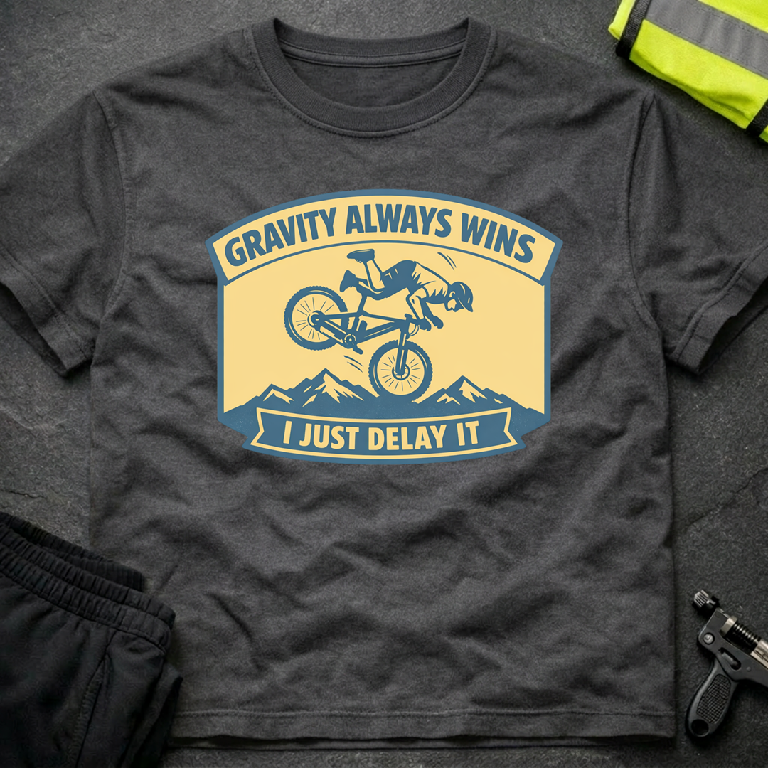 Gravity always wins I just delay it T-Shirt