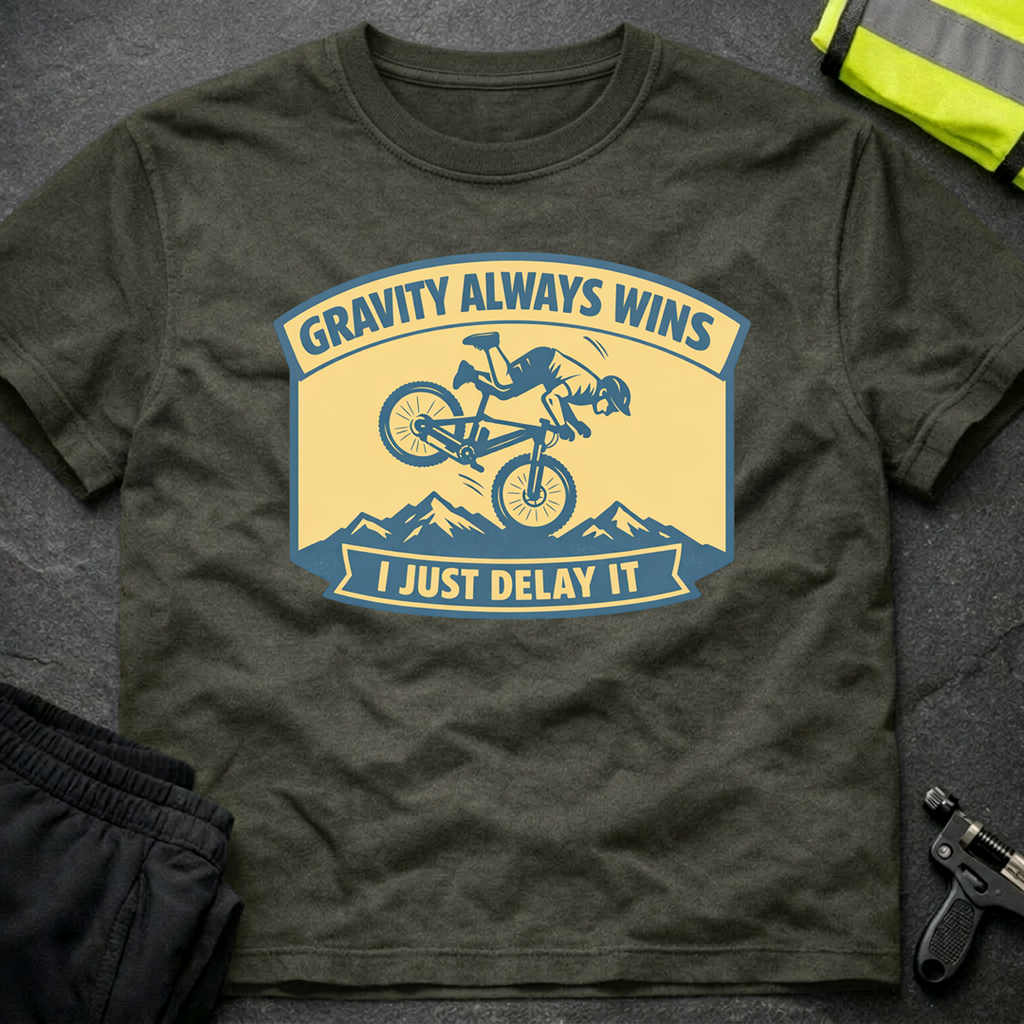 Gravity always wins I just delay it T-Shirt
