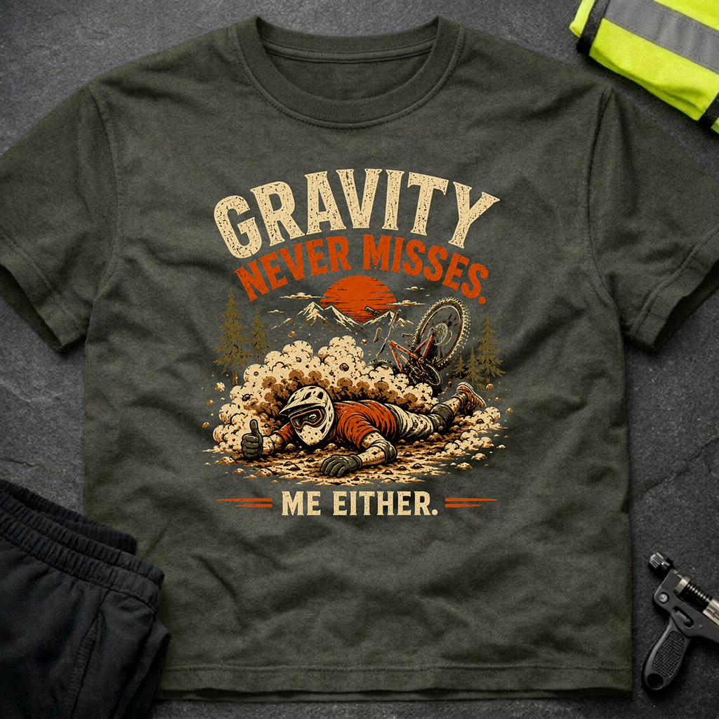 Gravity never misses T-Shirt
