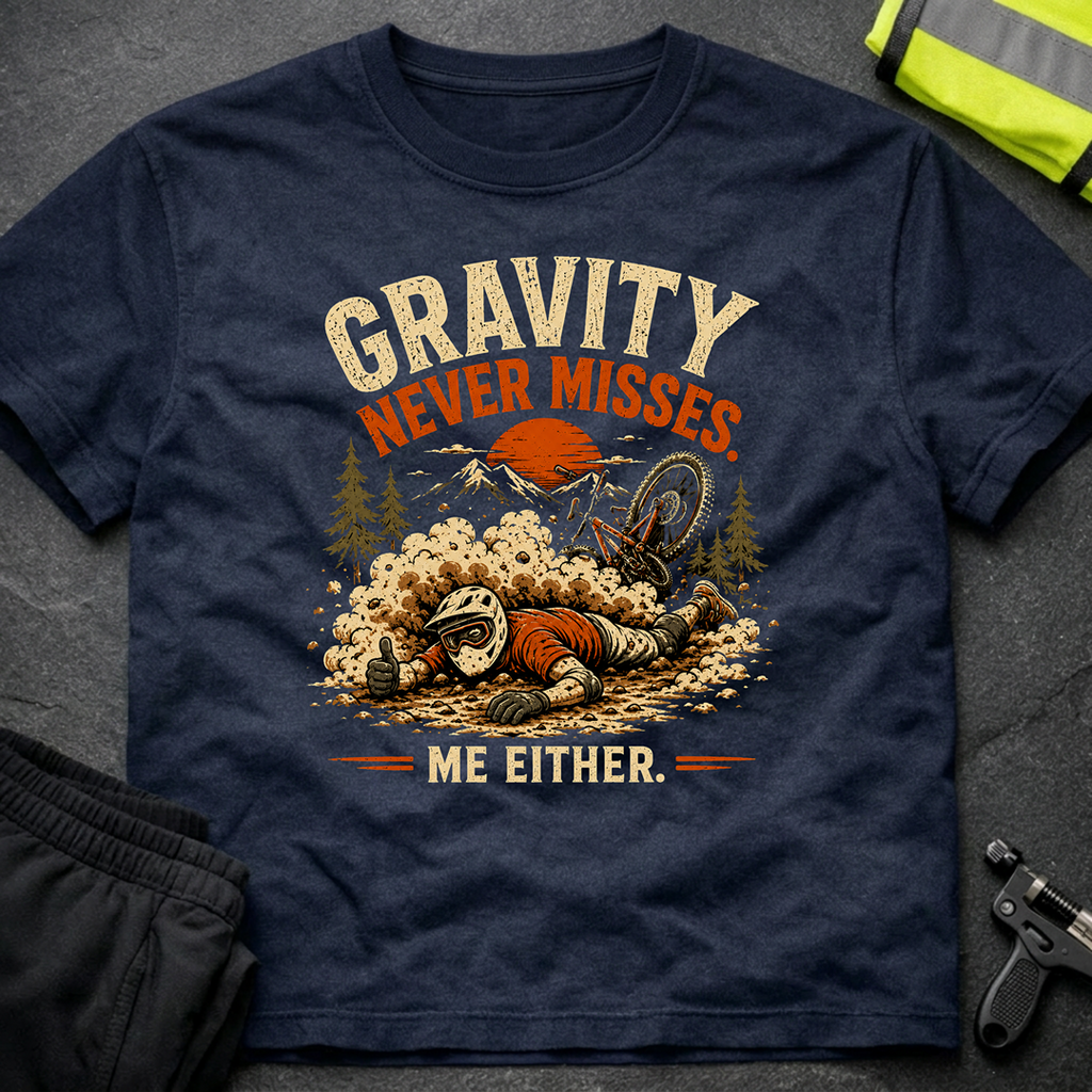 Gravity never misses T-Shirt
