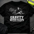 Gravity never sleeps bw Halloween T-Shirt