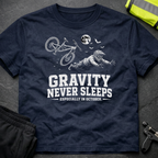 Gravity never sleeps bw Halloween T-Shirt