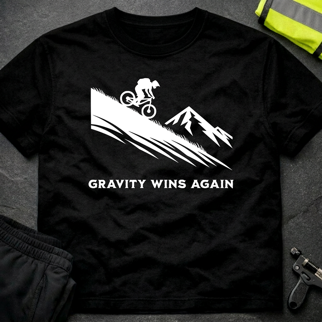 Gravity wins again 1 Downhill T-Shirt