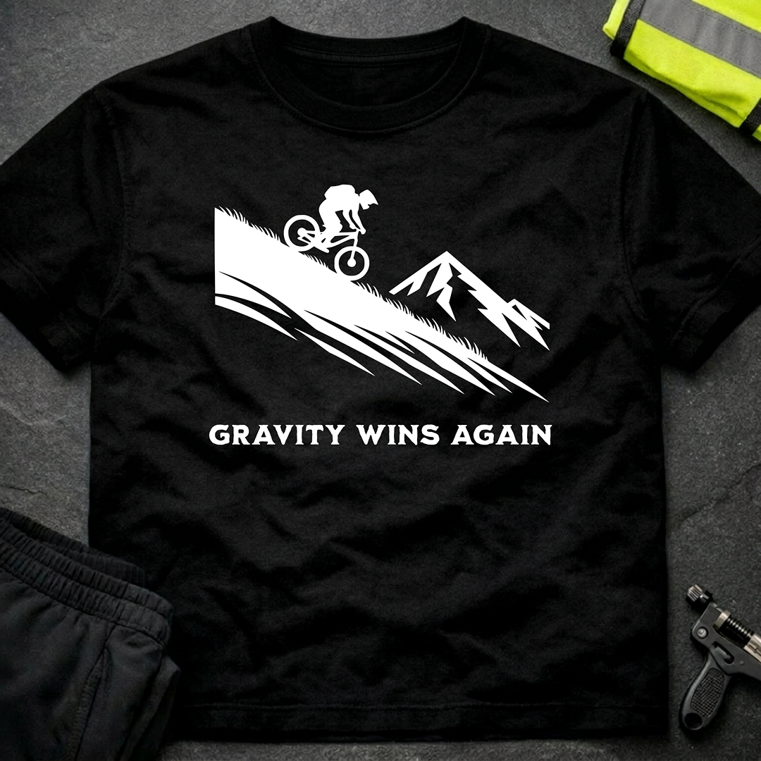 Gravity wins again 1 Downhill T-Shirt