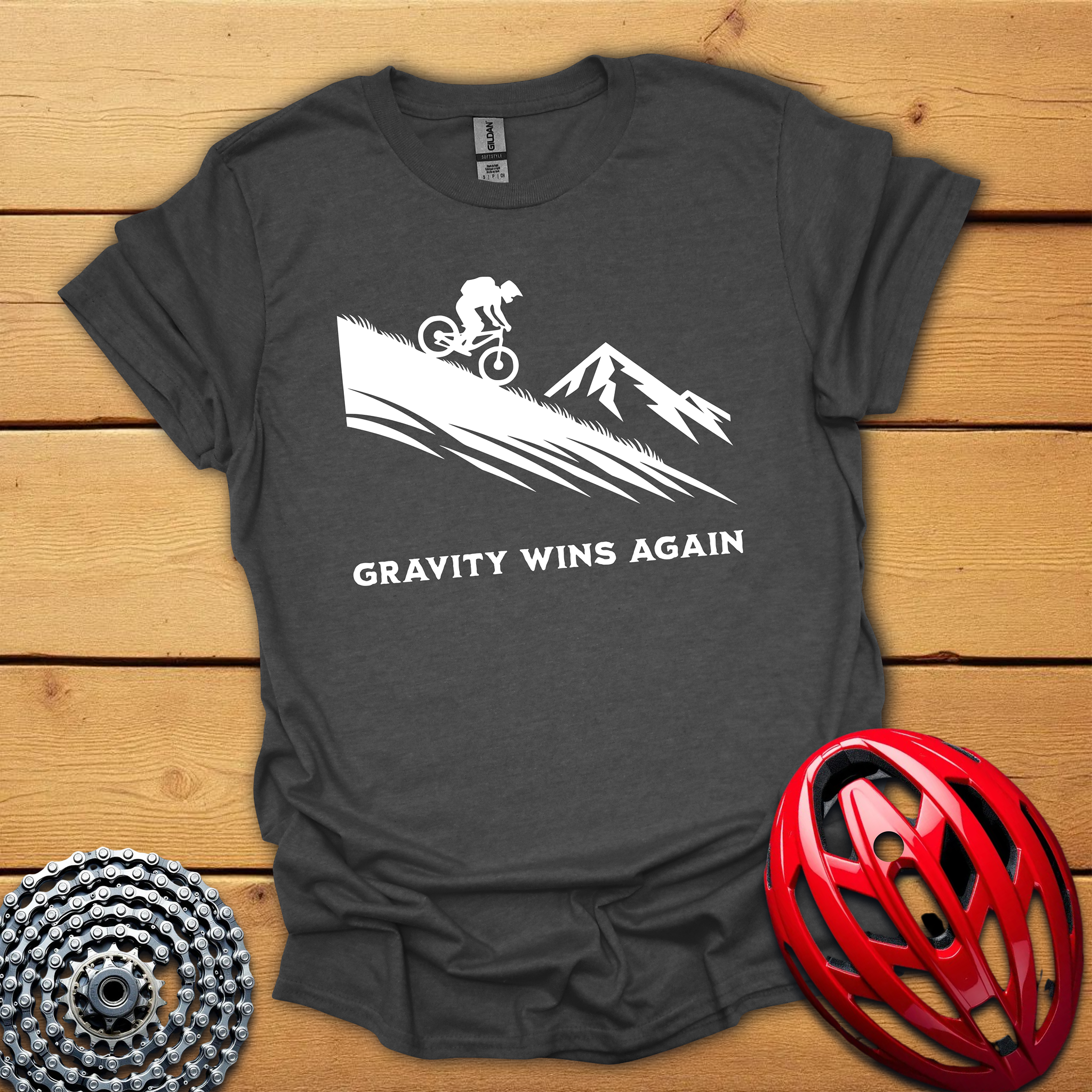 Gravity wins again 1 Downhill T-Shirt