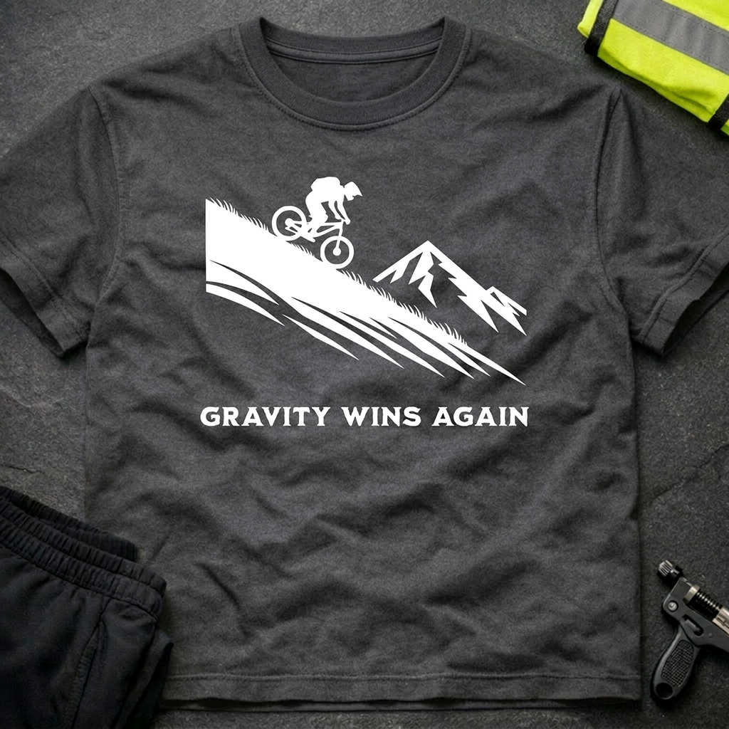 Gravity wins again 1 Downhill T-Shirt