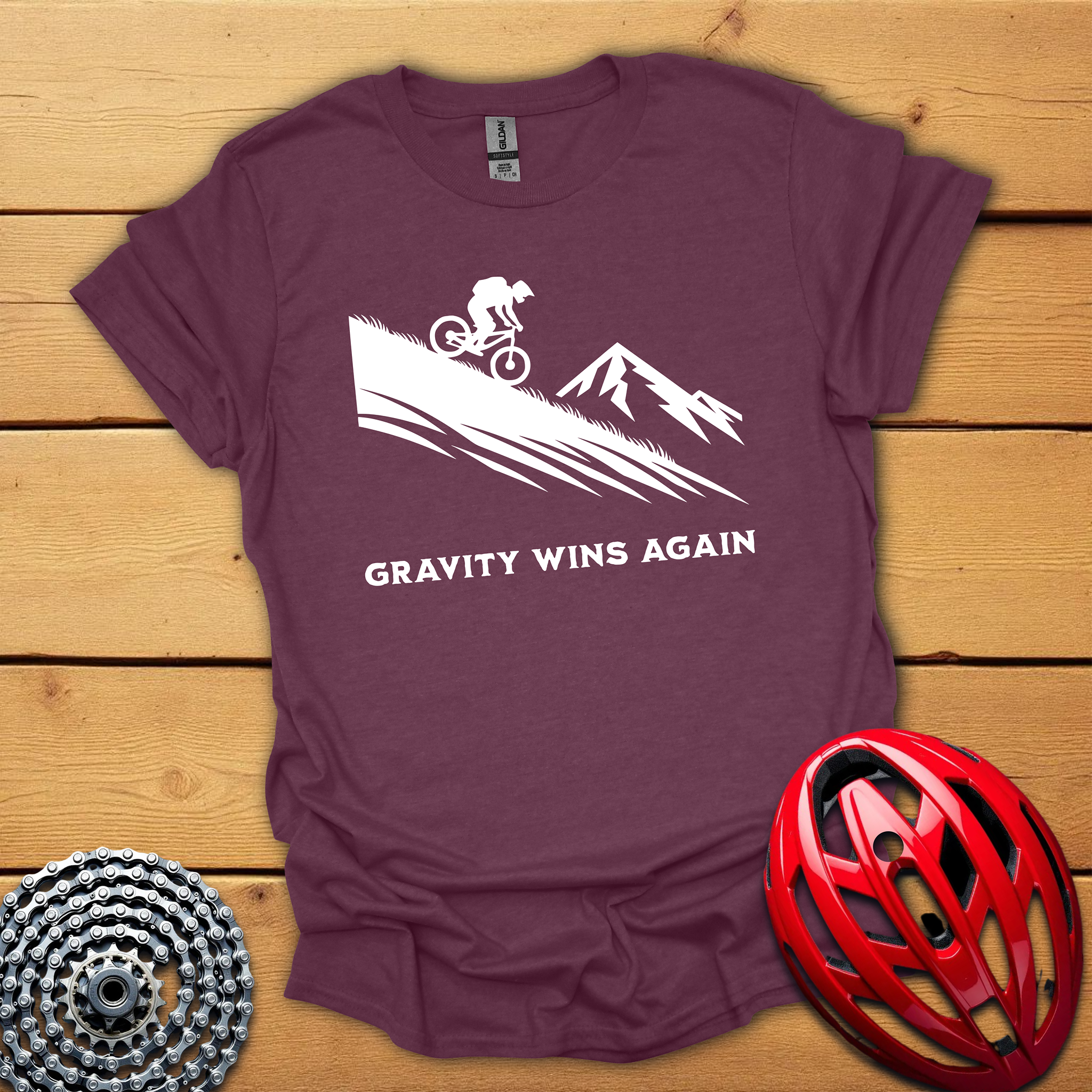 Gravity wins again 1 Downhill T-Shirt