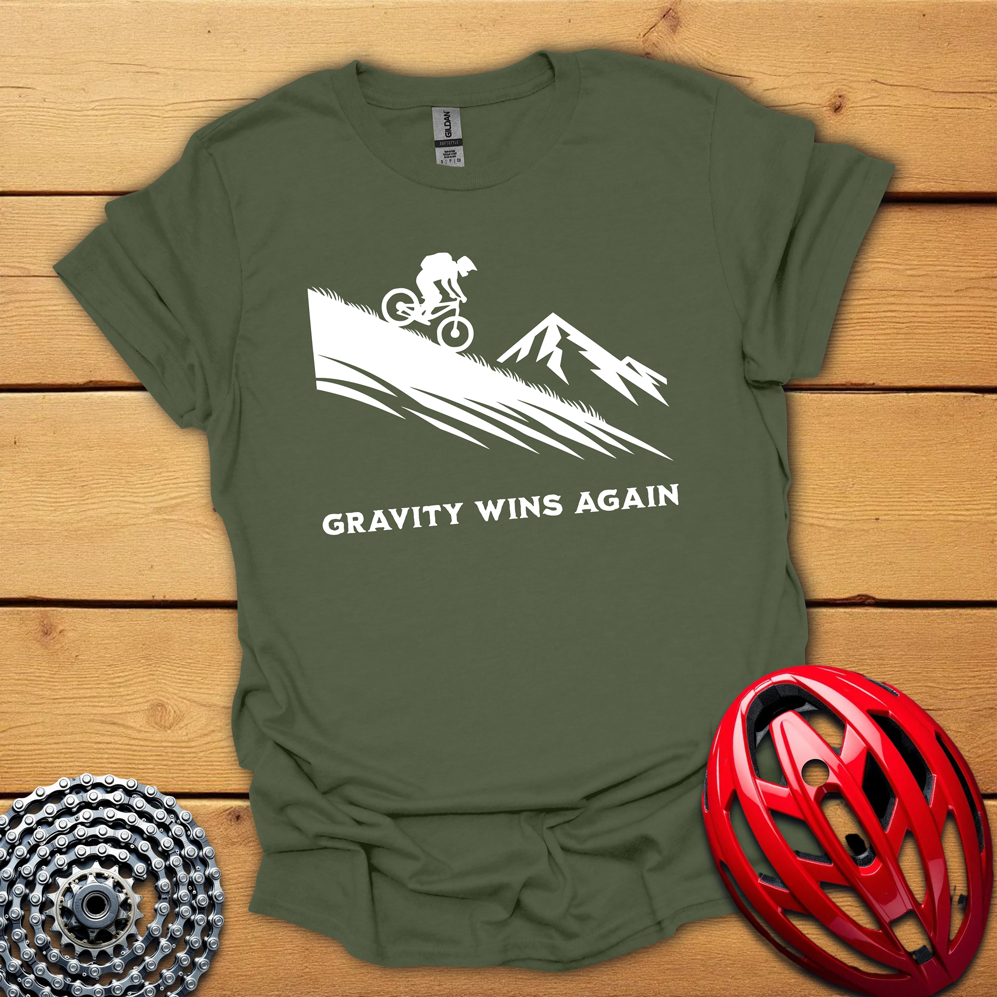 Gravity wins again 1 Downhill T-Shirt