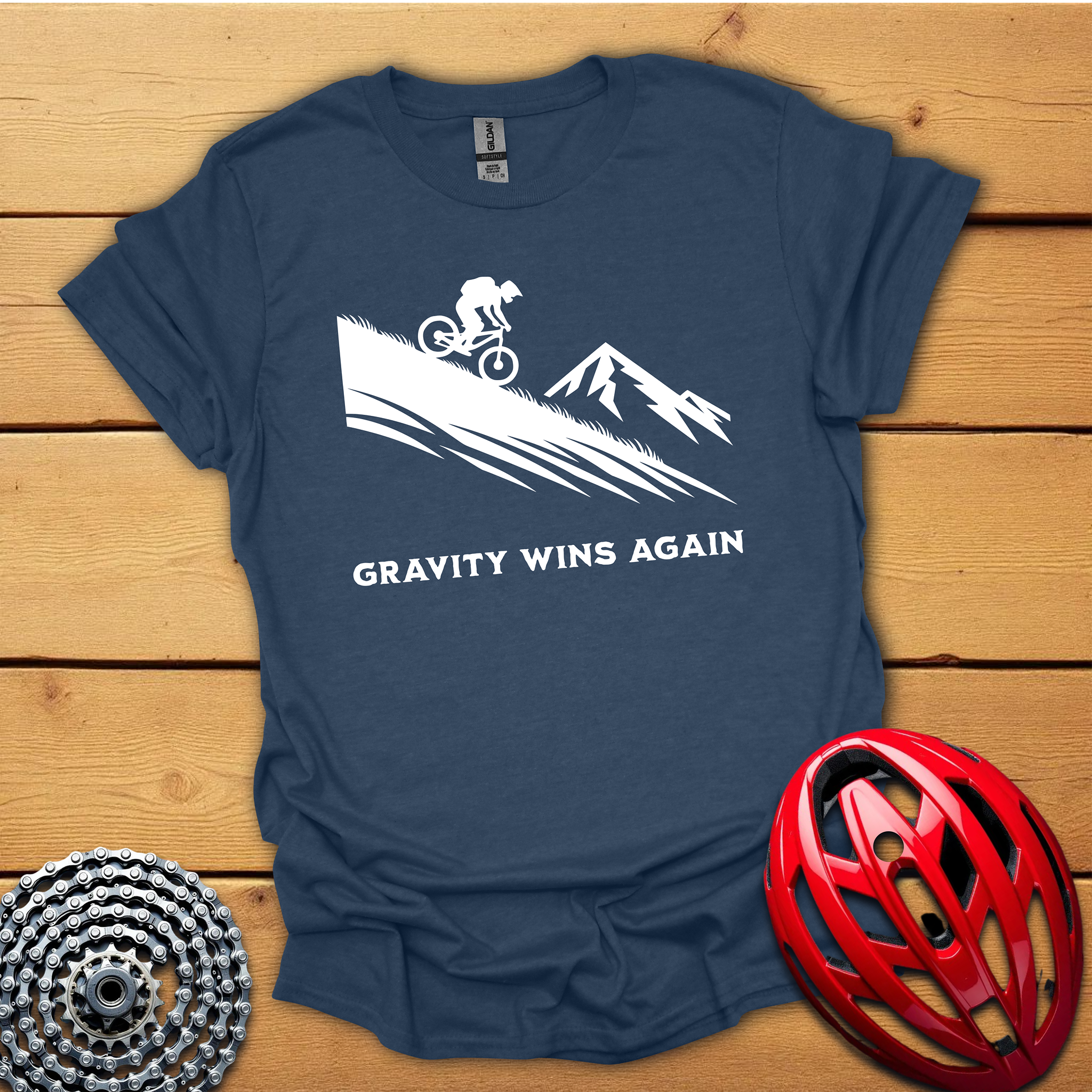 Gravity wins again 1 Downhill T-Shirt