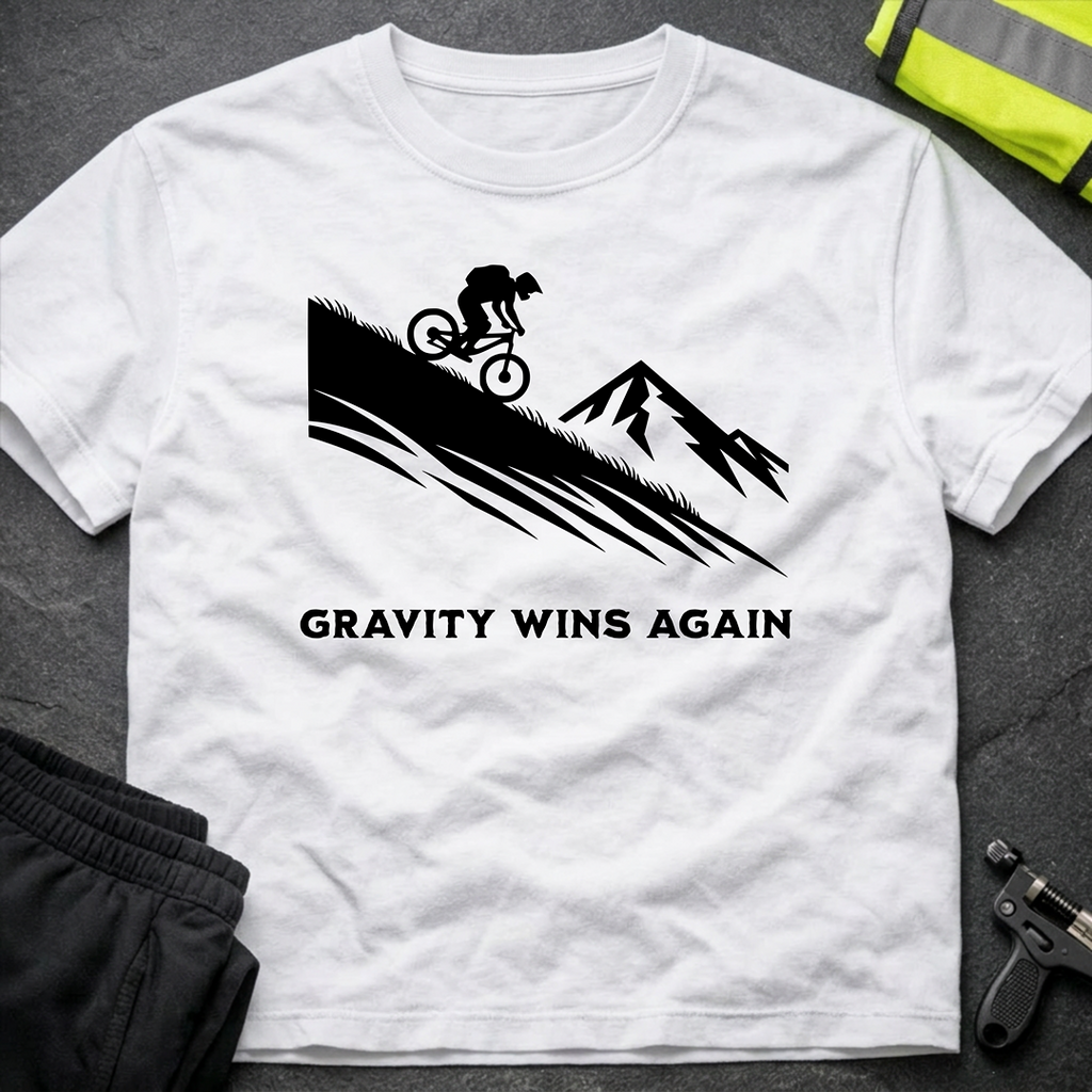 Gravity wins again 1 Downhill T-Shirt