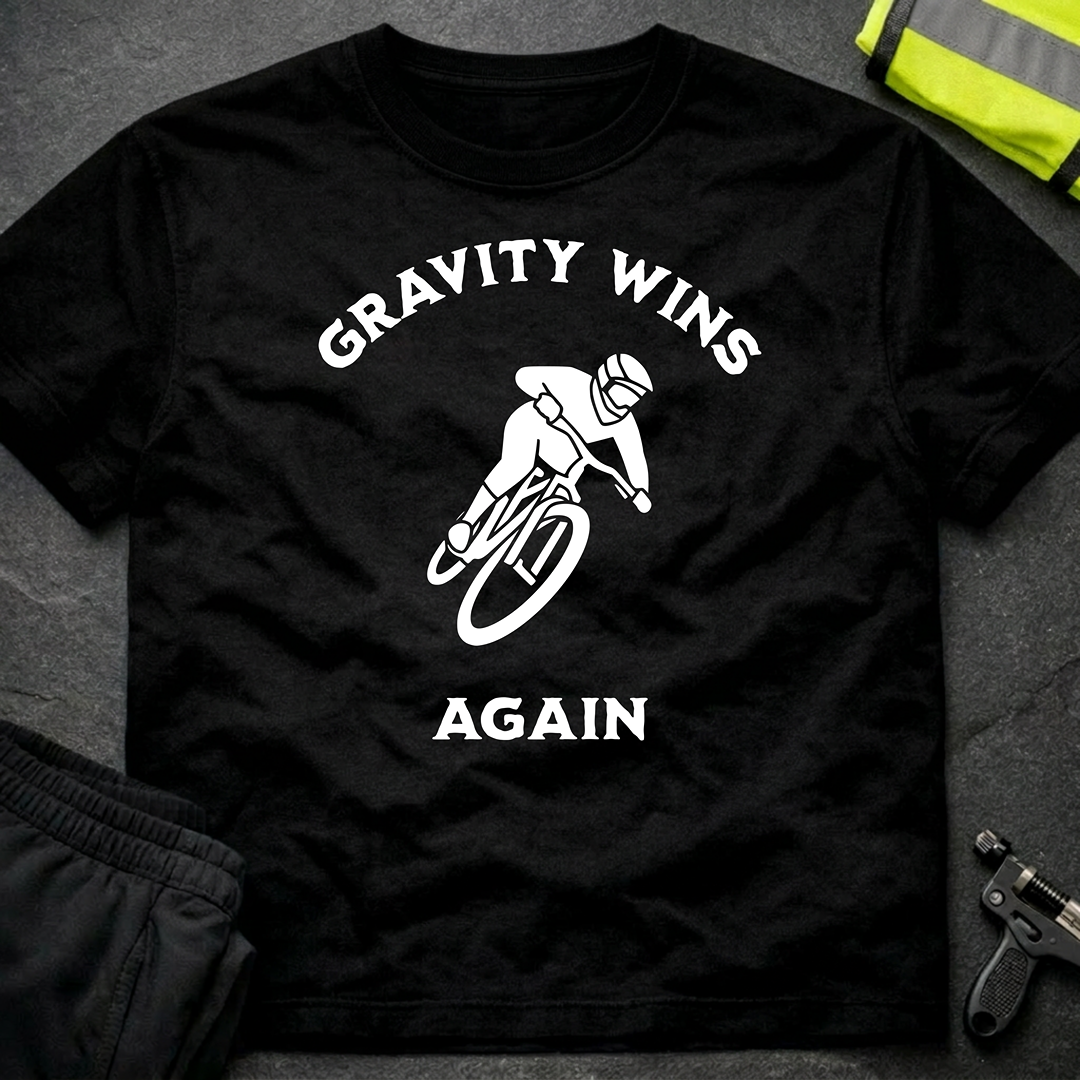 Gravity wins again 2 Downhill T-Shirt