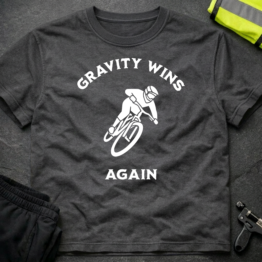Gravity wins again 2 Downhill T-Shirt