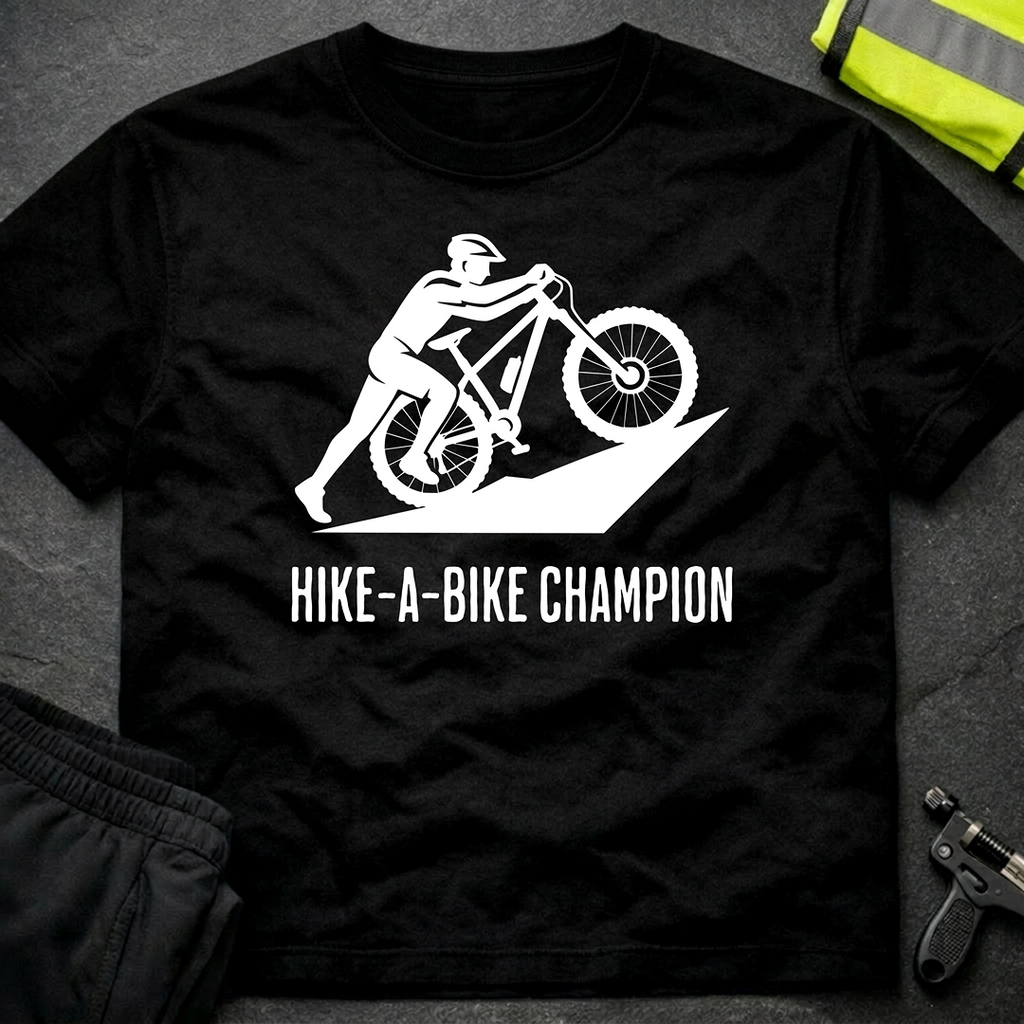 Hike a Bike Champion cycling T-Shirt