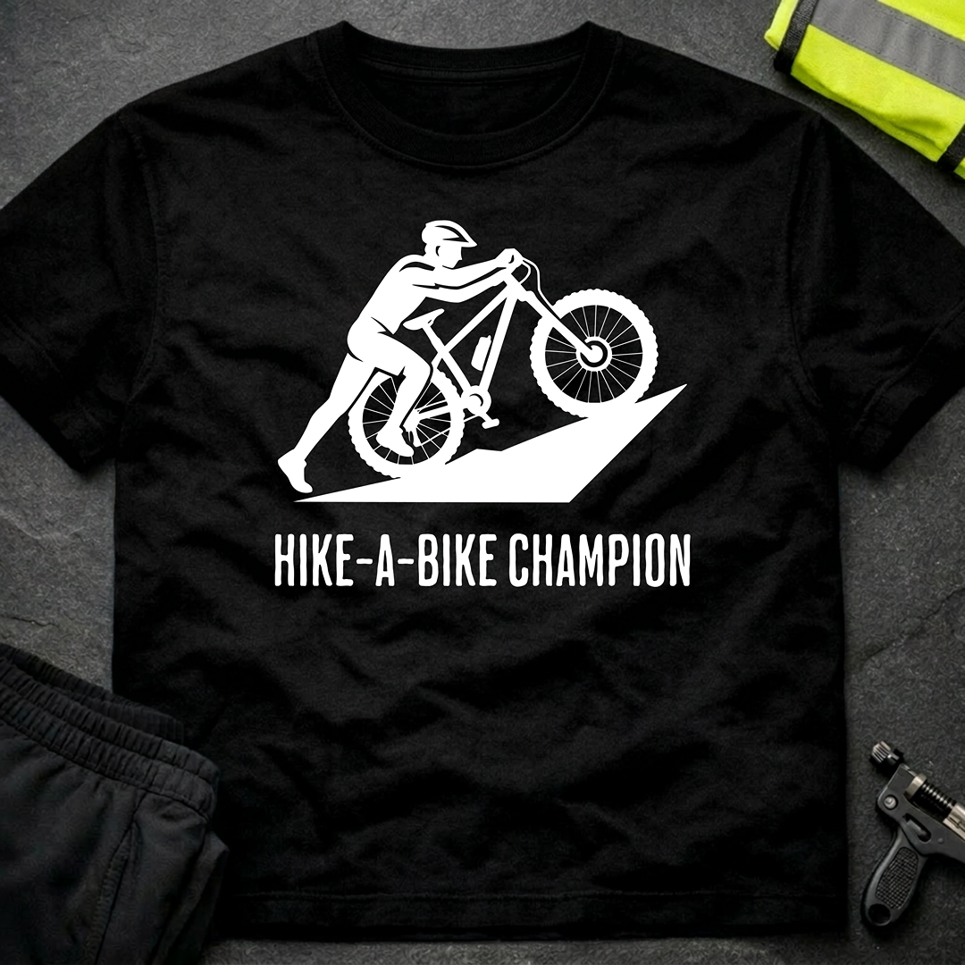 Hike a Bike Champion cycling T-Shirt