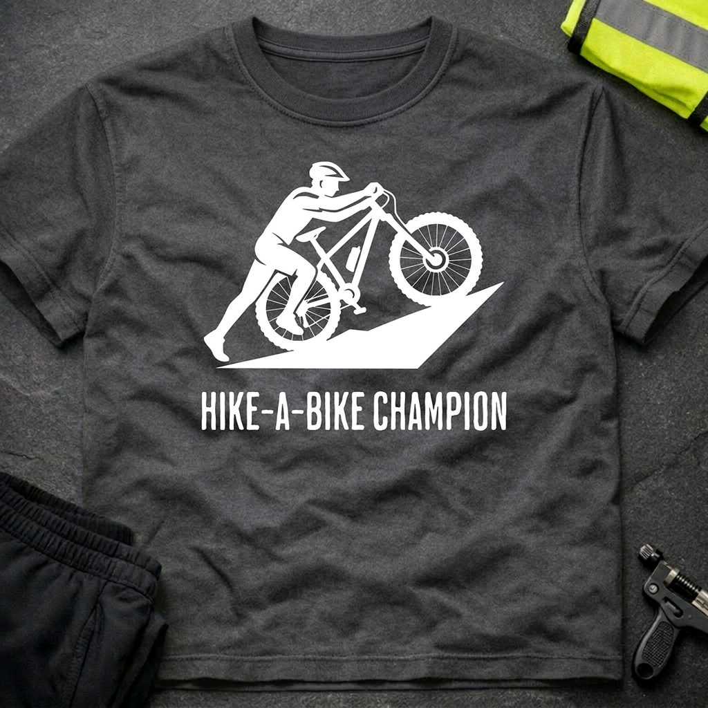 Hike a Bike Champion cycling T-Shirt