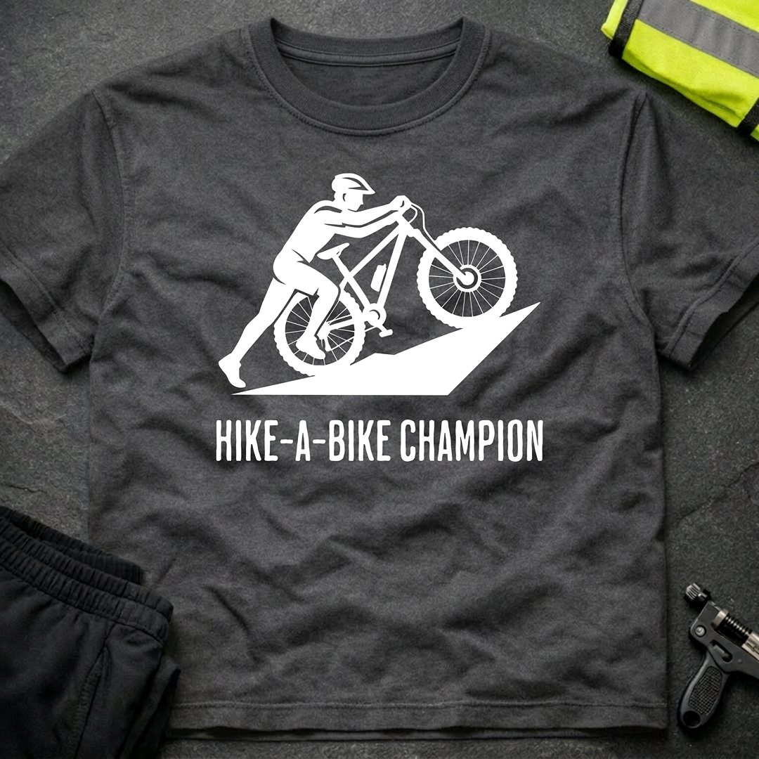 Hike a Bike Champion cycling T-Shirt
