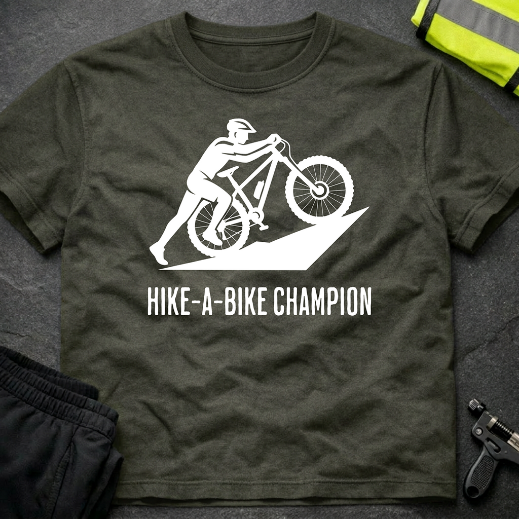 Hike a Bike Champion cycling T-Shirt