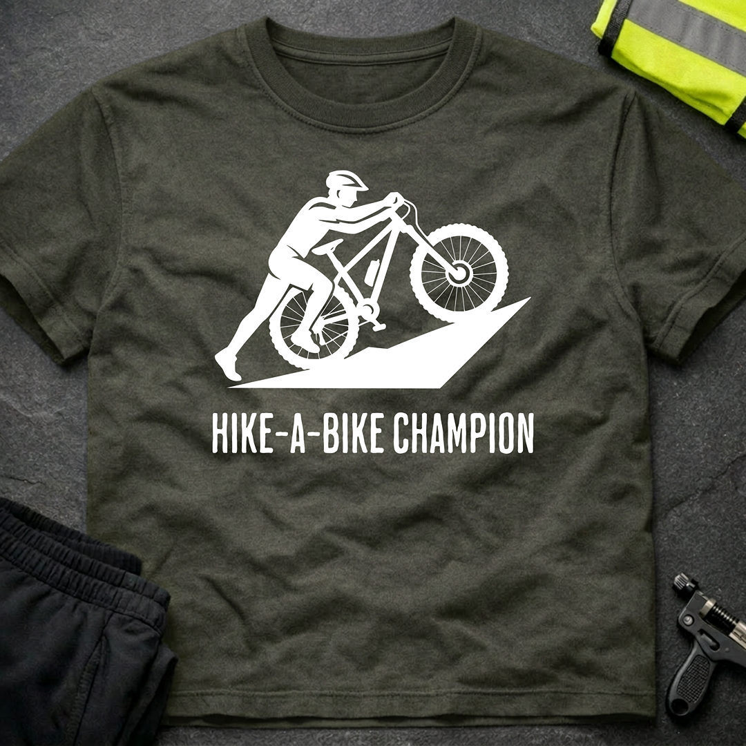 Hike a Bike Champion cycling T-Shirt