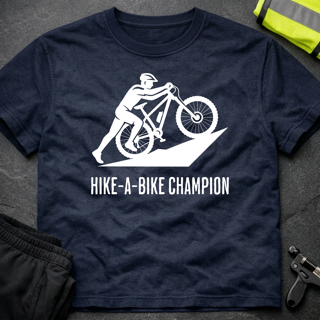 Hike a Bike Champion cycling T-Shirt