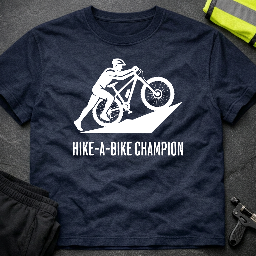 Hike a Bike Champion cycling T-Shirt