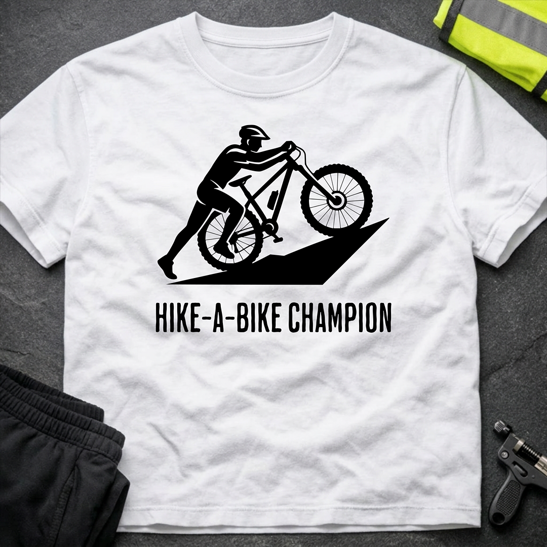 Hike a Bike Champion cycling T-Shirt
