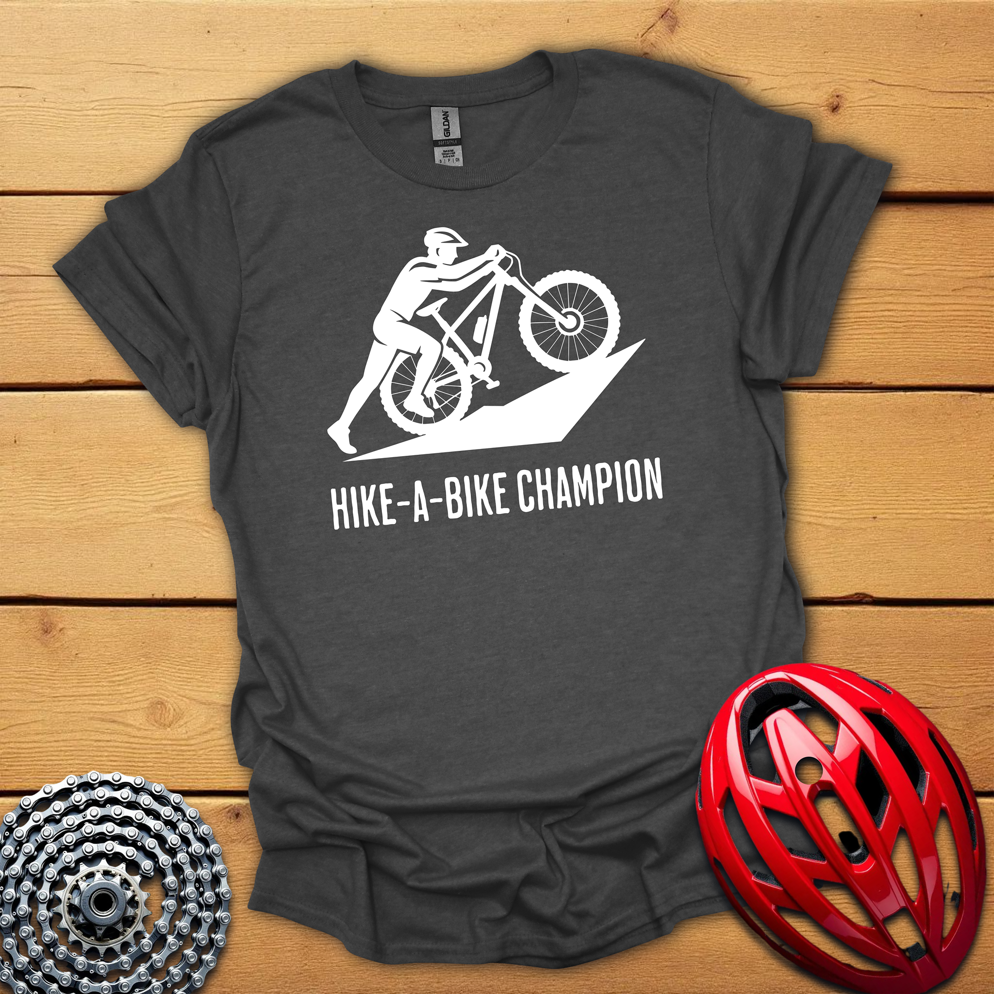 Hike a Bike Champion cycling T-Shirt
