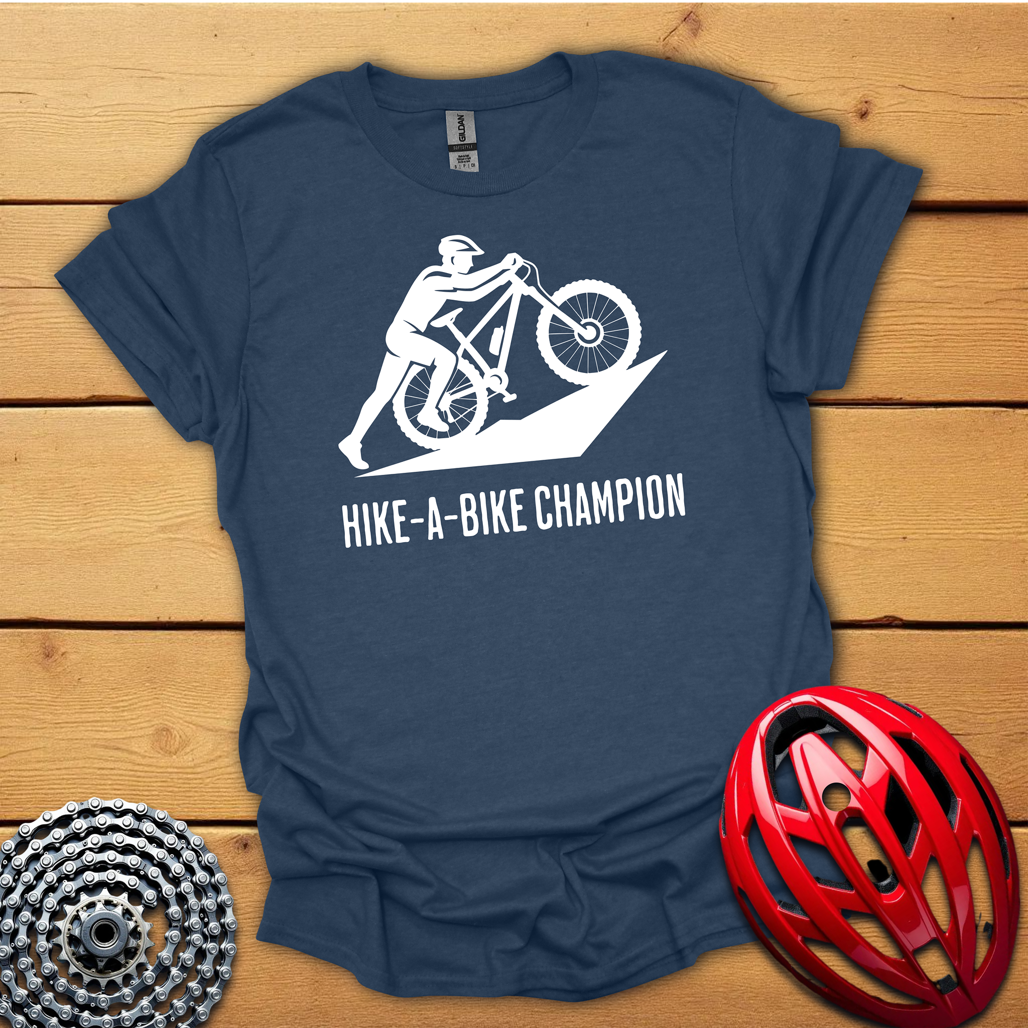 Hike a Bike Champion cycling T-Shirt