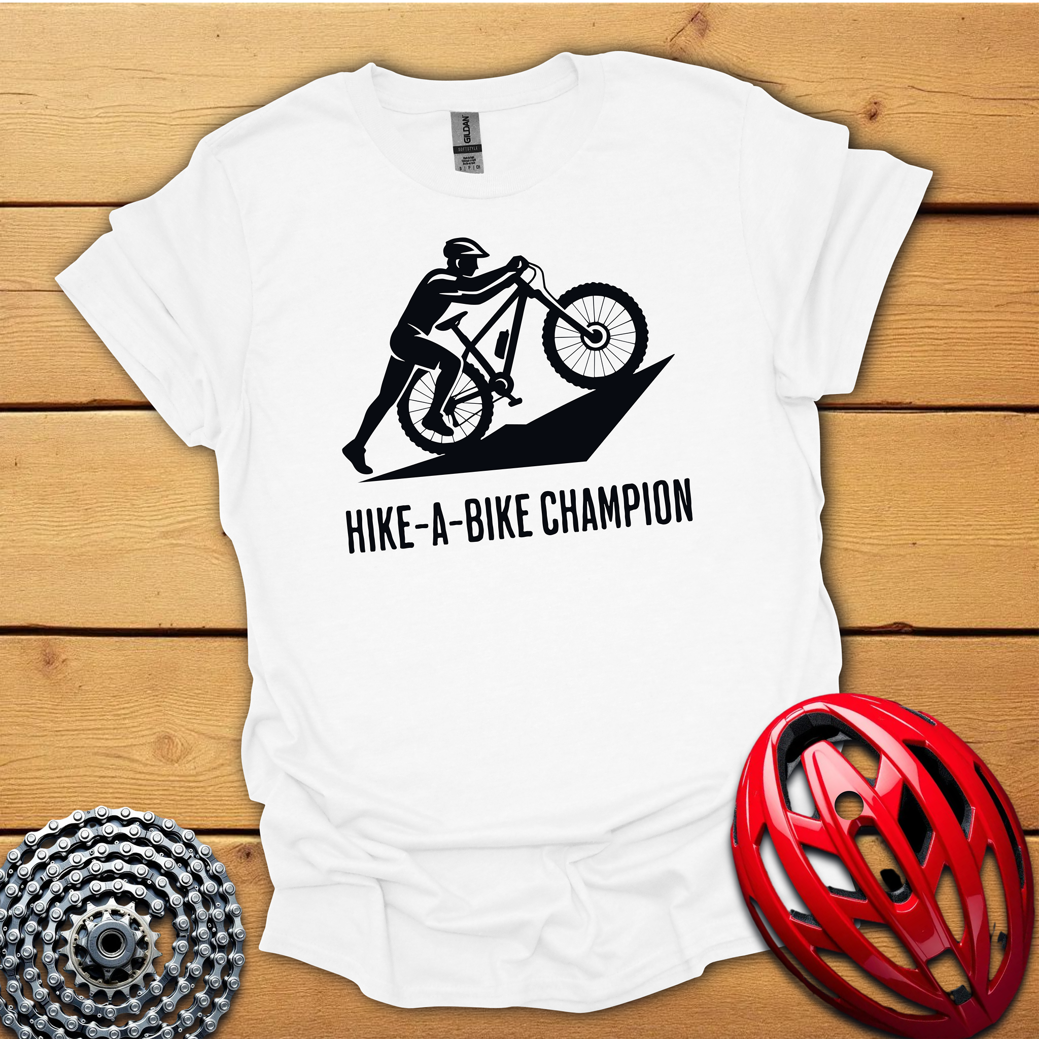 Hike a Bike Champion cycling T-Shirt