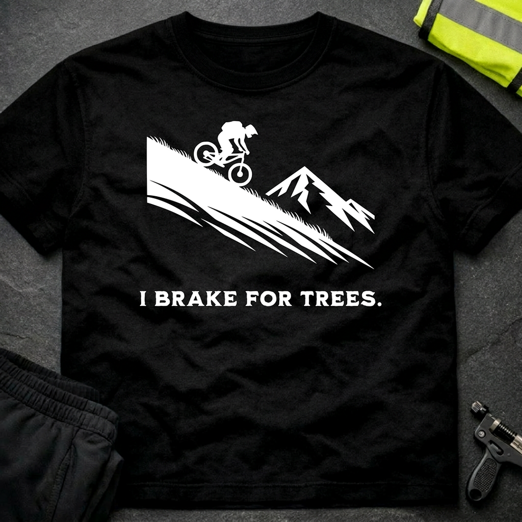 I brake for Trees Downhill T-Shirt