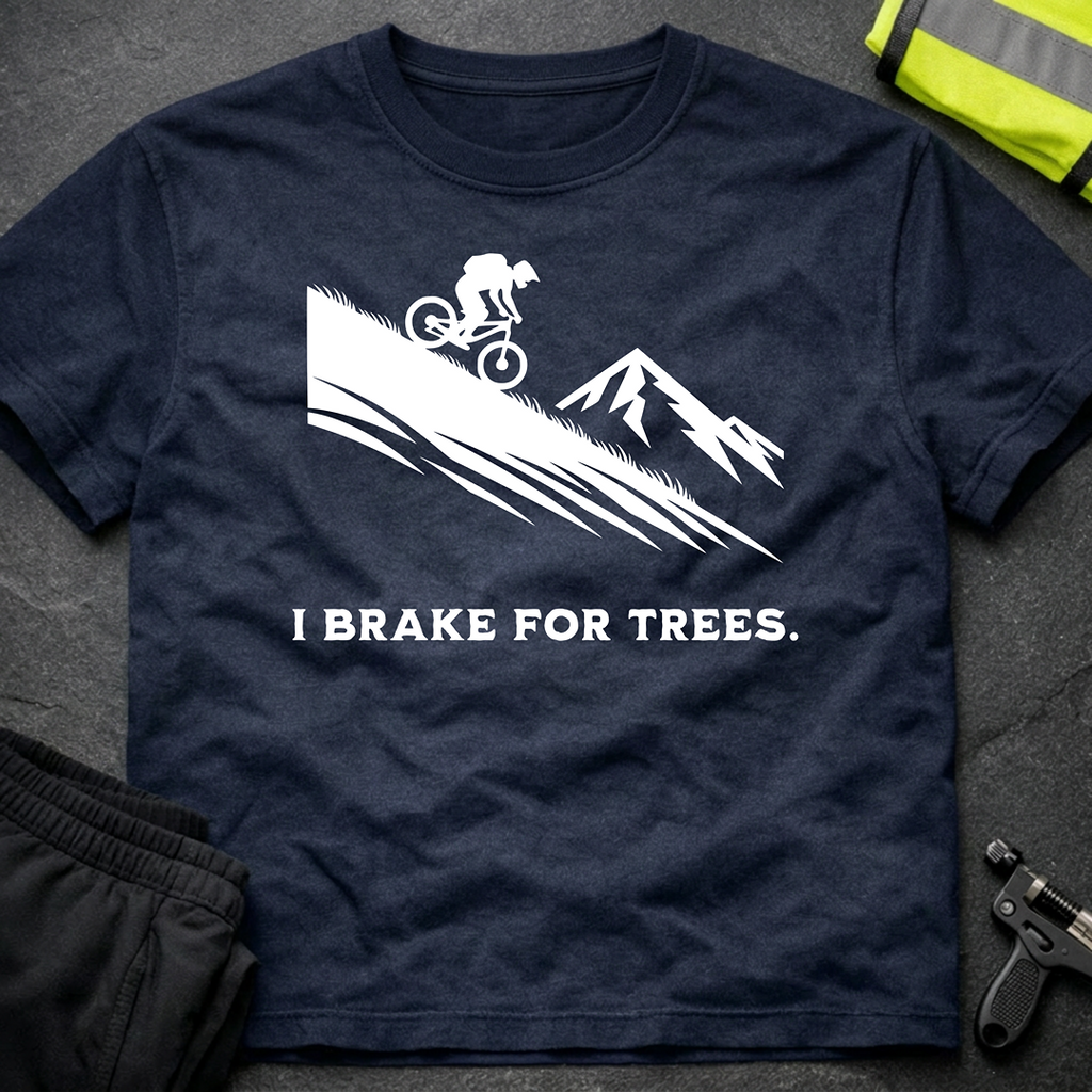 I brake for Trees Downhill T-Shirt