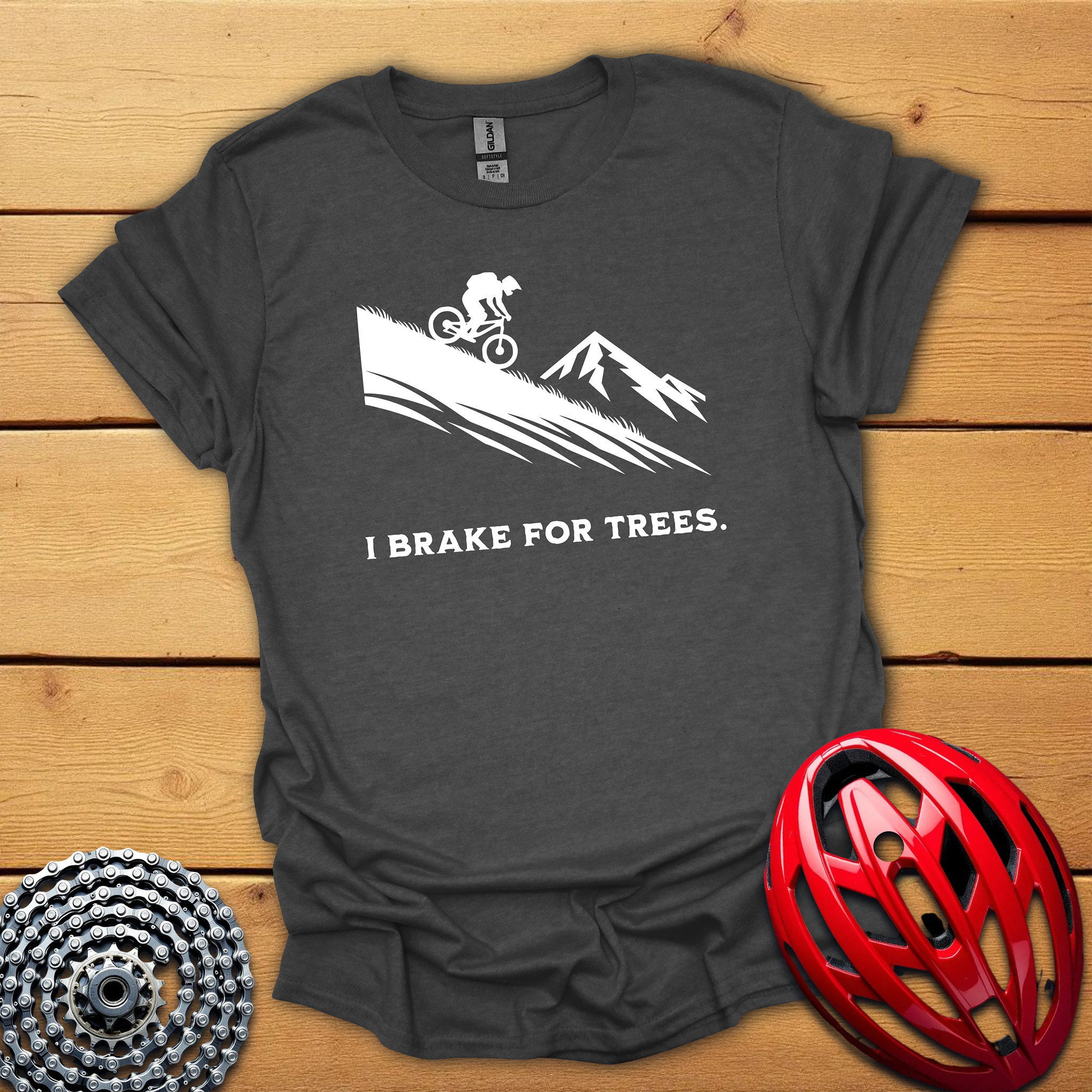 I brake for Trees Downhill T-Shirt
